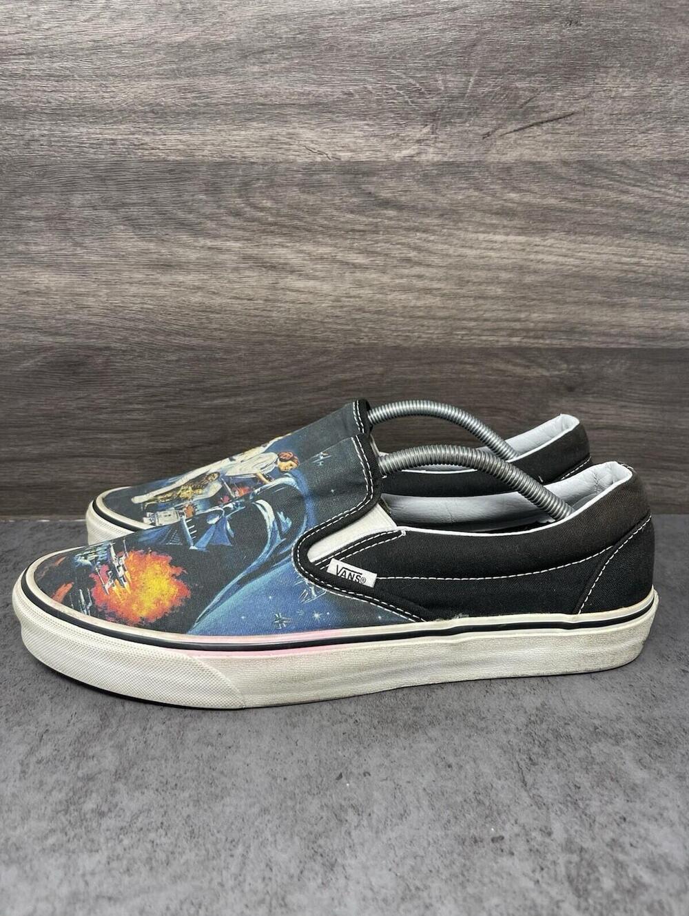 Vans Star Wars A New Hope Slip On Sneakers Mens Size 11.5 Darth Vader Lot